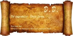 Dragomir Dorina névjegykártya
